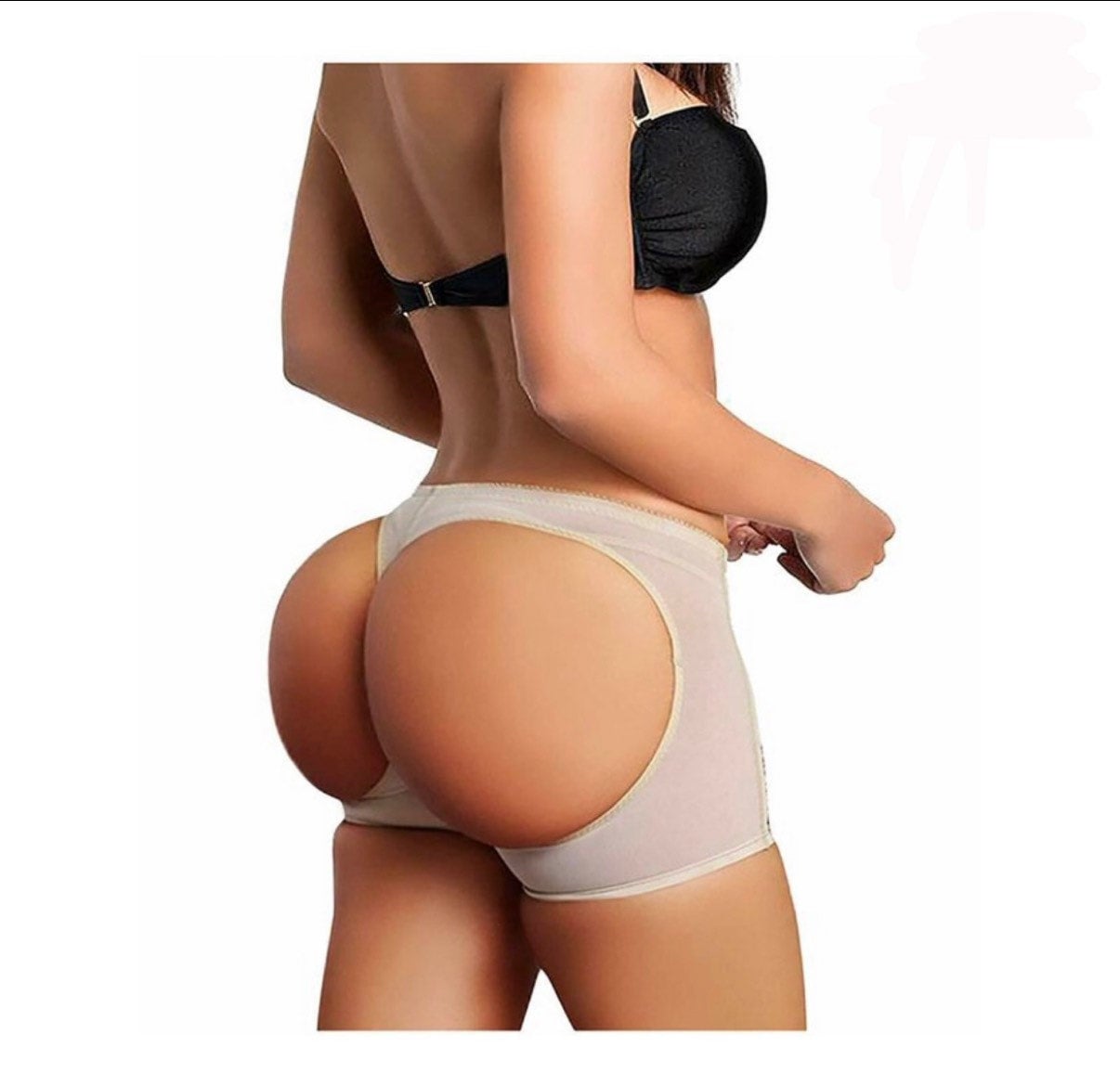 Nude Bum Lift Cut Out Knickers